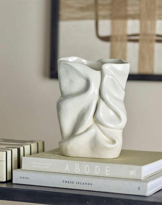 Fabrice Vase - Hvid